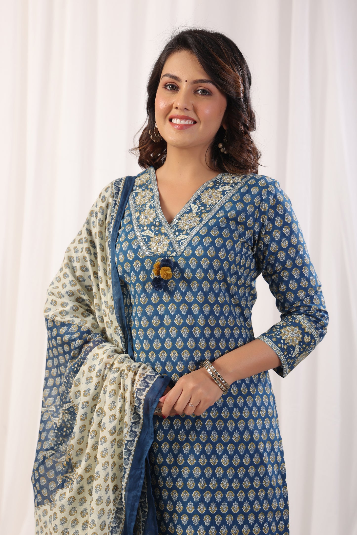 Ajrakh Printed Suit Set