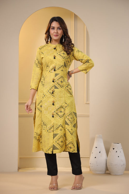 Princess Cut Cotton Kurta