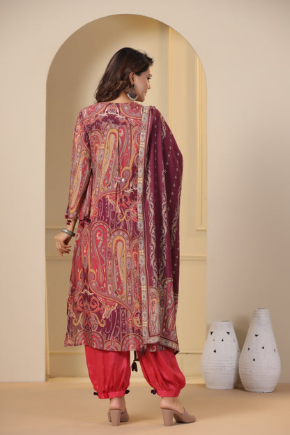 Viscose Muslin Pakistani Suit Set