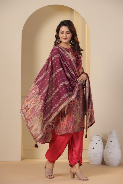 Viscose Muslin Pakistani Suit Set